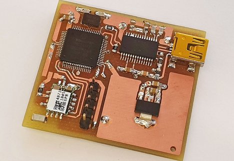 Wireless-USB über Bluetooth - Leiterplatte inhouse erstellt mit LPKF ProtoMat S64